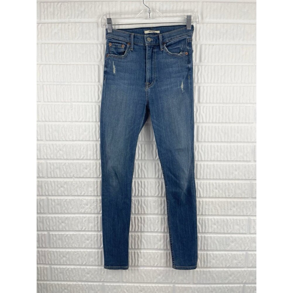 GRLFRND Jeans Size 24 Kendall You Me Against The World Wash Revolve - Picture 3 of 9